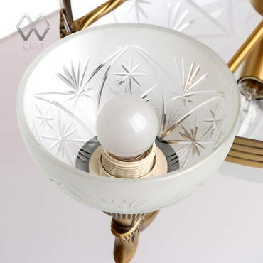 Люстра подвесная MW-Light 317011708 Афродита 5x60W Е27+3x40W Е14